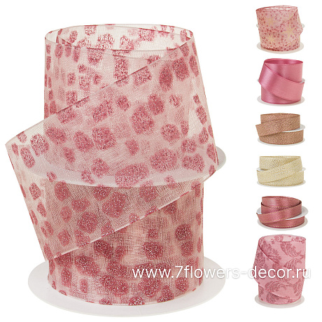 Лента декоративная Новогодняя, в асс. - фото 1