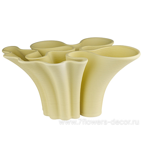 Ваза Иллюзия (керамика), 22x30xH14 см, для суxоцветов - фото 1