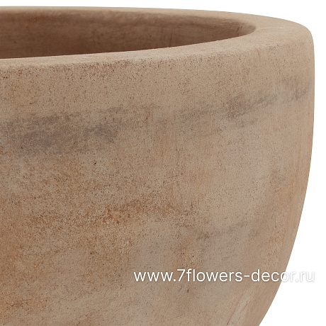 Кашпо Nobilis Marco Mterra Round, (терракота), D30хН15 см - фото 2