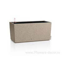 Кашпо Lechuza "Balconera Stone 40 Complete sandy beige" (пластик), 40x19xH19 см - фото 1