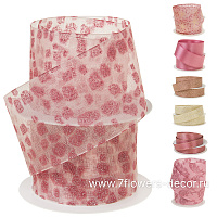 Лента декоративная "Новогодняя", в асс. - фото 1