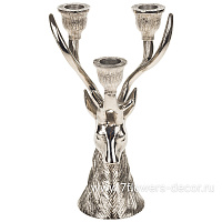 Подсвечник "Олень" (металл), 10x7,5xH22,5 см - фото 1