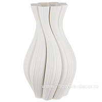 Ваза "Иллюзия" (керамика), 20,5x20,5xH36,5 см, для сухоцветов - фото 1