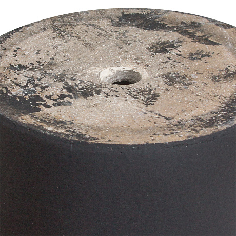 Кашпо Nobilis Marco Stone graphite Cylinder (файберклэй), D15хH15 см - фото 4