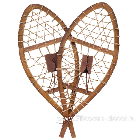 Фигура Снегоступы (дерево), 75x32xH10 см - фото 1