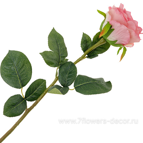 Цветок искусственный Роза, H70 см - фото 1