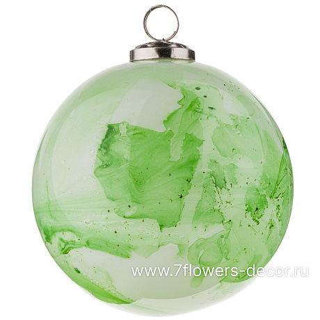 Елочная игрушка Шар (стекло), D13 см - фото 1