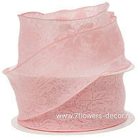 Лента декоративная "Кружево", 40 ммx10 ярд - фото 1