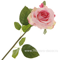 Цветок искусственный "Роза", H46 см - фото 1