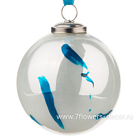 Елочная игрушка "Шар" (стекло), D10 см - фото 1