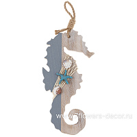 Фигурка "Морской конек" (дерево), 16x2xH30 см - фото 1