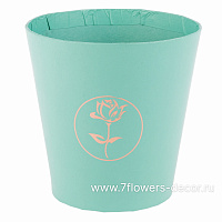 Коробка-кашпо "Классик/Принт", D11xH11 см - фото 1