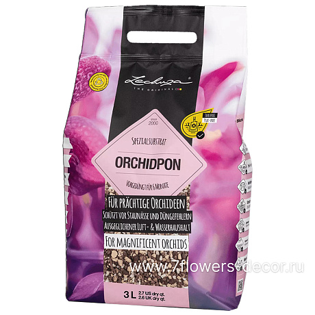 Субстрат Lechuza Orchid Pon, 3 л - фото 1