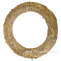 Венок (солома), D35 см - фото 1