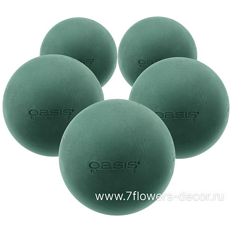 Пеноформа Шар, D12 см, набор (5 шт), Oasis Ideal - фото 1