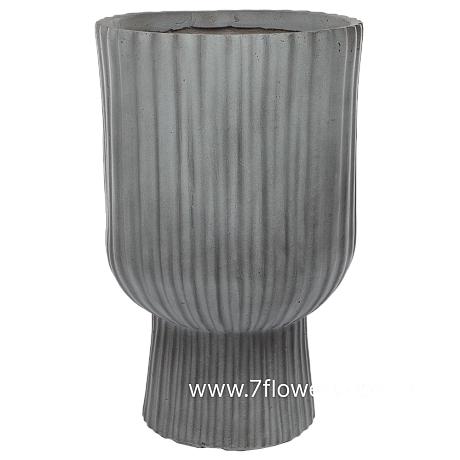 Кашпо Nobilis Marco Ribs Cup (GRC), D35xH56 см - фото 1