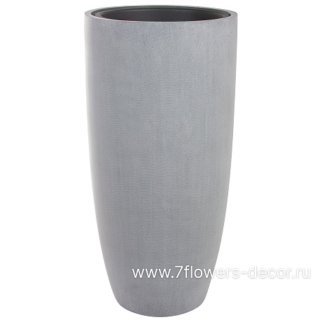 Кашпо Nobilis Marco Pm-grey3 Vase (полистоун), D41хH86 см, с тех.горшком - фото 1