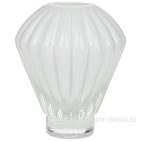 Ваза "Frosty" (стекло), D17xH20 см - фото 1