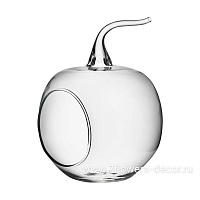 Подсвечник "Яблоко" (стекло), D12,6xH14 см - фото 1