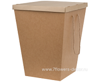 Коробка транспортировочная для цветов (крафт), 32x50xH55 см, набор (10 шт) - фото 1