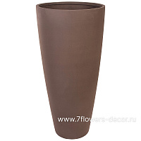 Кашпо файберстоун Nobilis Marco "Brown Vase", D46хH98 см - фото 1