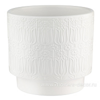 Кашпо (керамика), D14xH13 см - фото 1