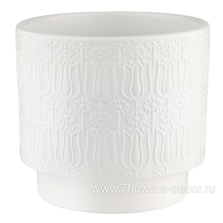 Кашпо (керамика), D14xH13 см - фото 1