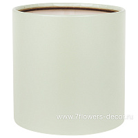 Коробка шляпная "Мини", D14xH14 см, без крышки, перламутр - фото 1