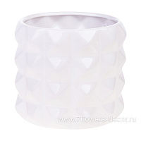 Кашпо "Barcelona" (керамика), D15xH13 см - фото 1