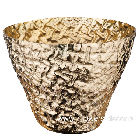Кашпо Antique (металл), D17xH12 см - фото 2