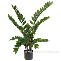 Растение искусственное в кашпо "Замиокулькас", 11 веток, 220 листьев, H110 см - фото 1