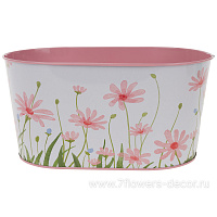 Кашпо (металл), 22,5x13,5xH11 см - фото 1