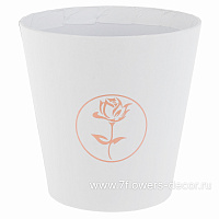 Коробка-кашпо "Классик/Принт", D11xH11 см - фото 1