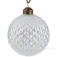 Елочная игрушка "Шар" (стекло), D8 см - фото 1