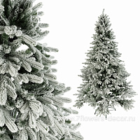Ель искусственная заснеженная "Снежная Королева" (ПВХ,ПЭ), D165xH250 см - фото 1