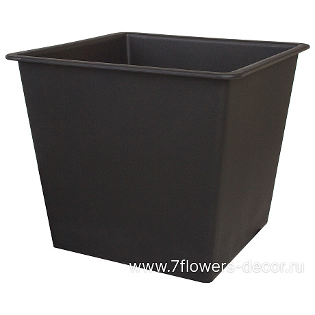 Кашпо Nobilis Marco Rock2-grey Cube (полистоун), 20х20хH20 см, с тех.горшком - фото 4