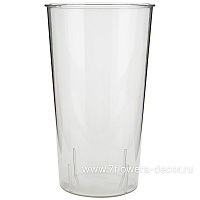 Вазон "Cone" (пластик), D18xH30 см - фото 1