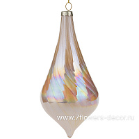 Елочная игрушка "Капля" (стекло), D8xH16,5 см - фото 1