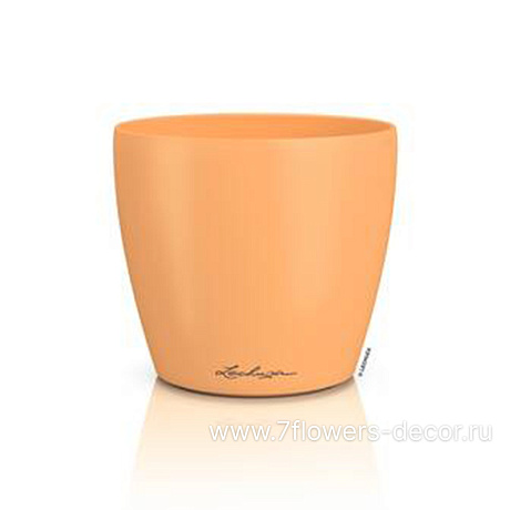 Кашпо Lechuza Classico Color Deco 14 papaya (пластик), D15xH13,5 см - фото 1