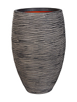 Ваза Capi Tutch Rib NL Vase Elegant Deluxe Anthracite CP-77 - фото 2
