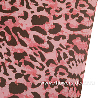 Бумага подарочная "Леопард", 57x57 см, набор (10 шт) - фото 1