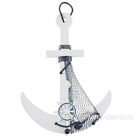 Фигура "Якорь" (дерево), H42 см - фото 1