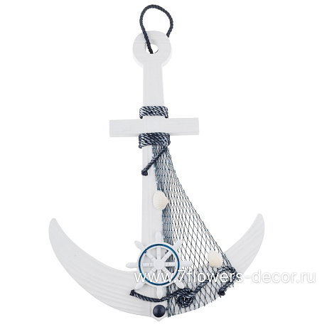 Фигура Якорь (дерево), H42 см - фото 1