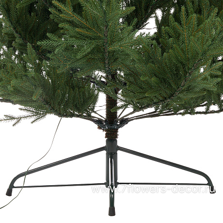 Ель искусственная с лампочками Лесная Симфония (ПЭ), D160xH240 см - фото 2