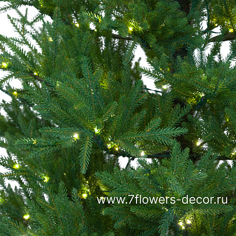 Ель искусственная с лампочками Лесная Симфония (ПЭ), D160xH240 см - фото 4