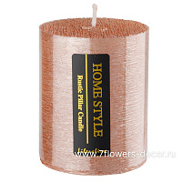 Свеча цилиндр "Блеск" (парафин), D6,3хН7,5 см - фото 1