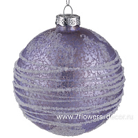 Елочная игрушка "Шар" (стекло), D10 см - фото 1