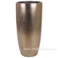 Кашпо Nobilis Marco "Pa-silverbrown Vase" (полистоун), D41хH86 см, с тех.горшком - фото 1