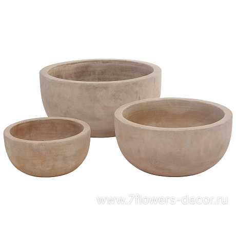 Кашпо Nobilis Marco Mterra Round, (терракота), D40хН19 см - фото 3