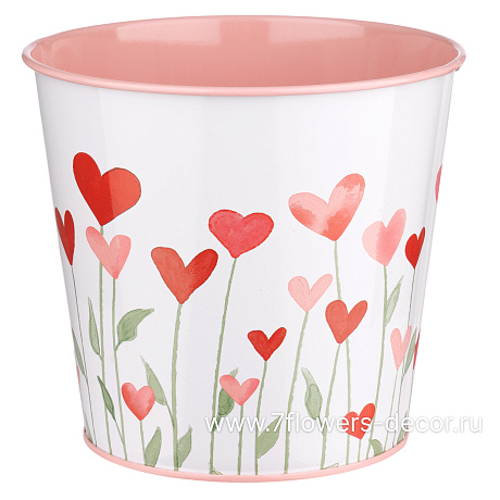 Кашпо (металл), D13,5xH12 см - фото 1